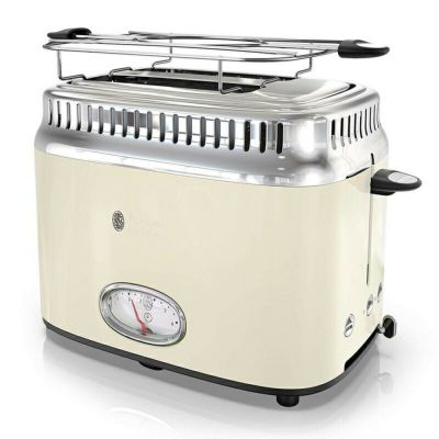 ポップアップトースターラッセルホブス4枚焼レトロスタイルRussellHobbsTR9150CRRRetroStyleToaster2-SliceCream家電