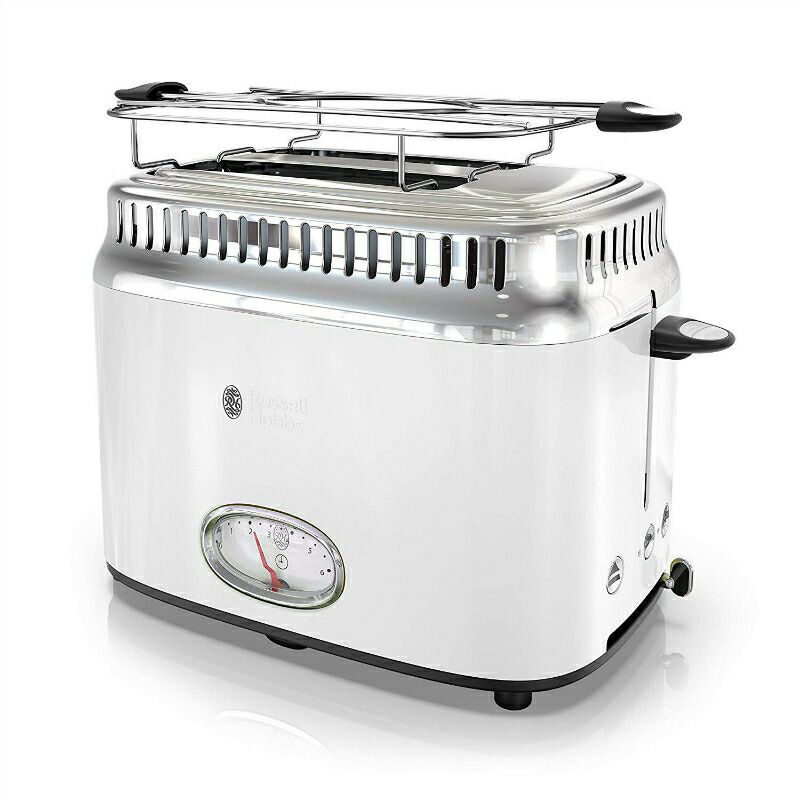 ポップアップトースターラッセルホブス4枚焼レトロスタイルRussellHobbsTR9150CRRRetroStyleToaster2-SliceCream家電