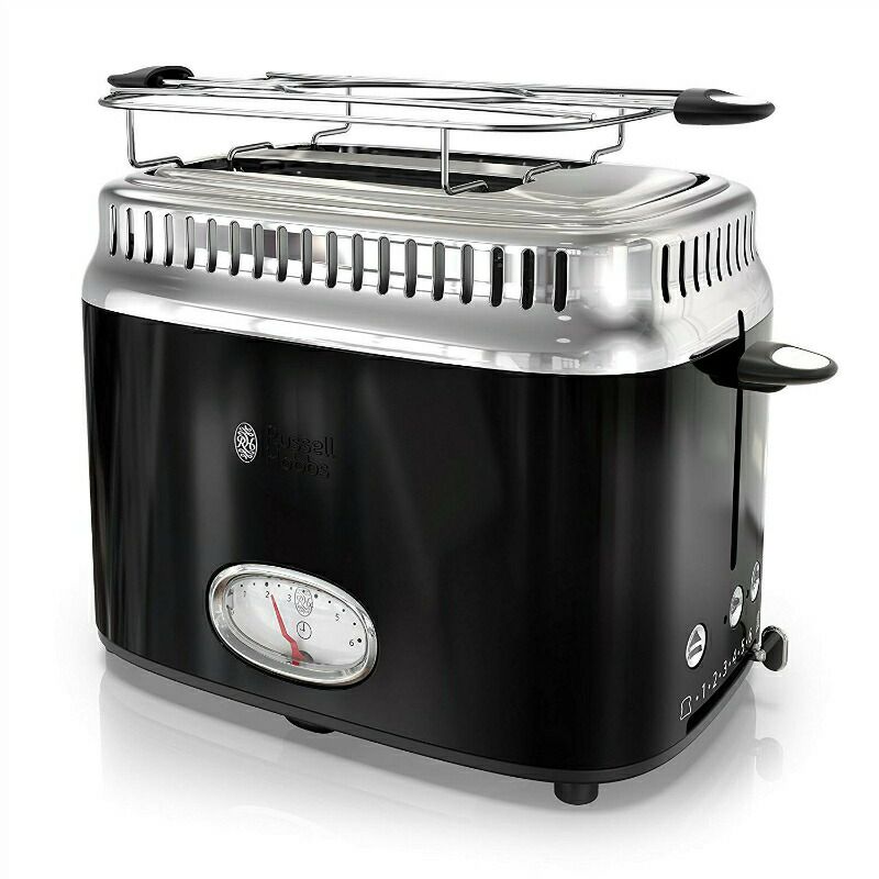 ポップアップトースターラッセルホブス4枚焼レトロスタイルRussellHobbsTR9150CRRRetroStyleToaster2-SliceCream家電