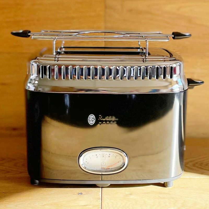 ポップアップトースターラッセルホブス2枚焼レトロアンティークかわいいRussellHobbsTR9150CRRRetroStyleToaster2-Slice家電