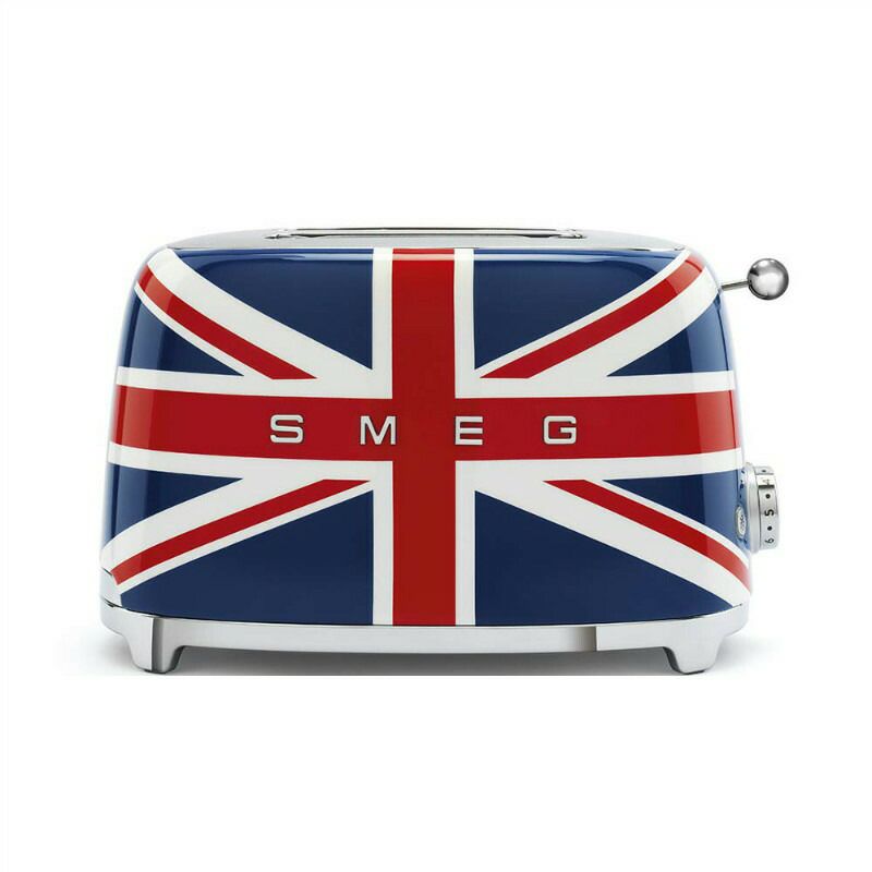 トースター2枚焼スメッグユニオンジャックイギリスSmeg2-SliceToasterUnionJackTSF01WHUS家電