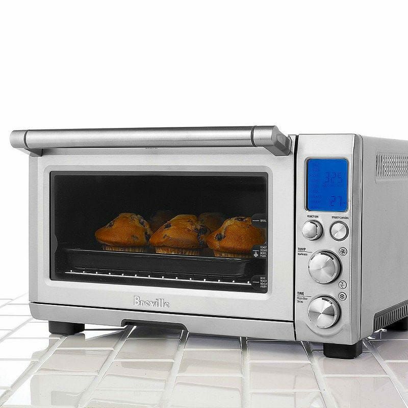 ブレビルオーブン＆トースタースマートコンベクショントースターオーブン33cmピザが焼ける！BrevilleBOV800XLTheSmartOven1800-WattConvectionToasterOvenwithElementIQ家電