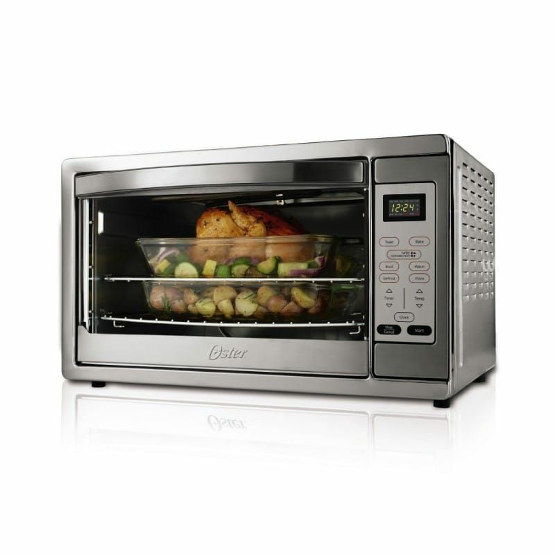 大きい コンベクションオーブン オスター 大型 Oster Extra Large Capacity Countertop 6-Slice  Digital Convection Toaster Oven, Stainless Steel, TSSTTVDGXL-SHP 家電 |  アルファエスパス