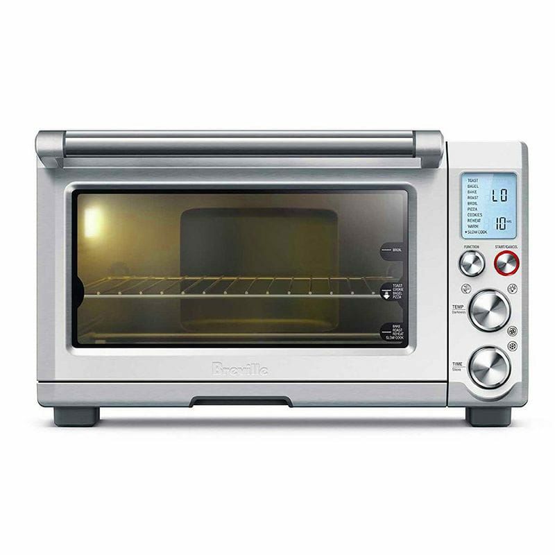 ブレビルスマートコンベクショントースターオーブンBrevilleBOV845BSSSmartOvenProConvectionToasterOvenwithElementIQ,1800W