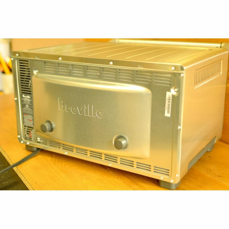 ブレビルスマートコンベクショントースターオーブンBrevilleBOV845BSSSmartOvenProConvectionToasterOvenwithElementIQ,1800W家電