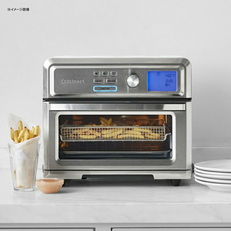 オーブンコンベクションデジタルエアフライヤートースタークイジナートCuisinartTOA-65AirFryertoasteroven.6cuftSilver家電