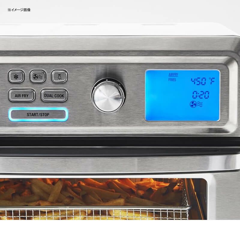 オーブンコンベクションデジタルエアフライヤートースタークイジナートCuisinartTOA-65AirFryertoasteroven.6cuftSilver家電