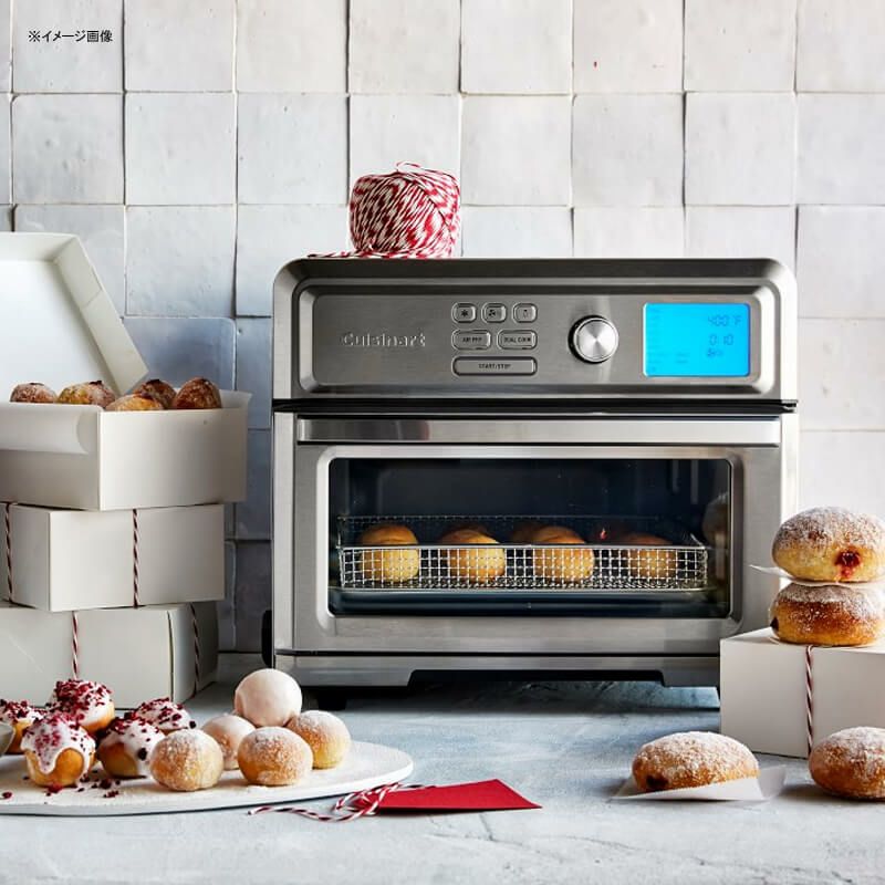 オーブンコンベクションデジタルエアフライヤートースタークイジナートCuisinartTOA-65AirFryertoasteroven.6cuftSilver家電