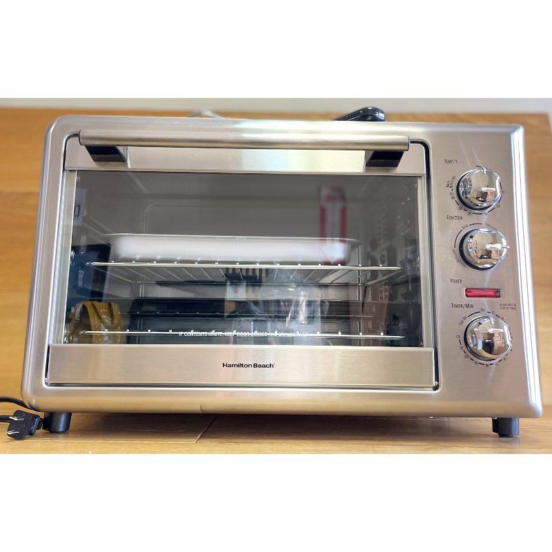 オーブンコンベクションXLサイズロティサリーハミルトンビーチチキン丸焼きステンレスHamiltonBeach31103DACountertopConvection&RotisserieConvectionOven,Extra-Large,StainlessSteel家電