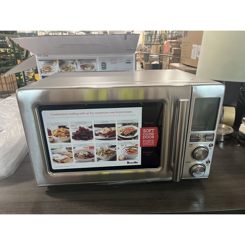 3in1エアフライヤーコンベクションオーブン電子レンジステンレスブレビルBrevilletheCombiWave3in1BMO870BSS1BUC1家電