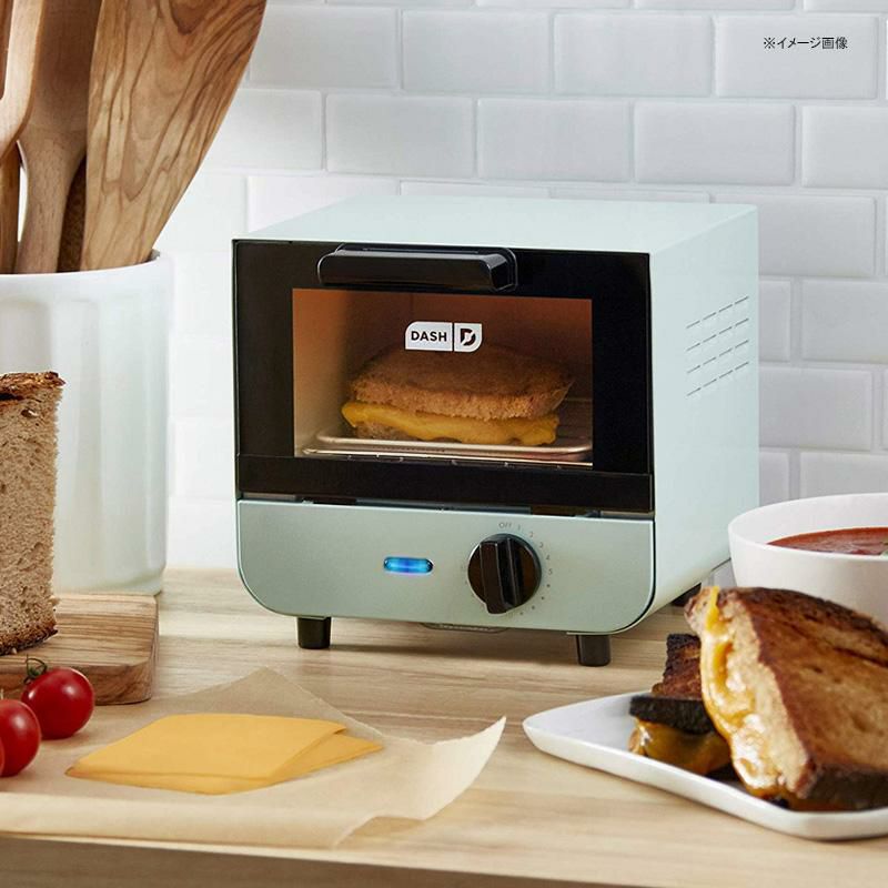 ミニトースターコンパクトカラフルかわいいダッシュDashDMTO100GBAQ04MiniToasterOvenCooker家電