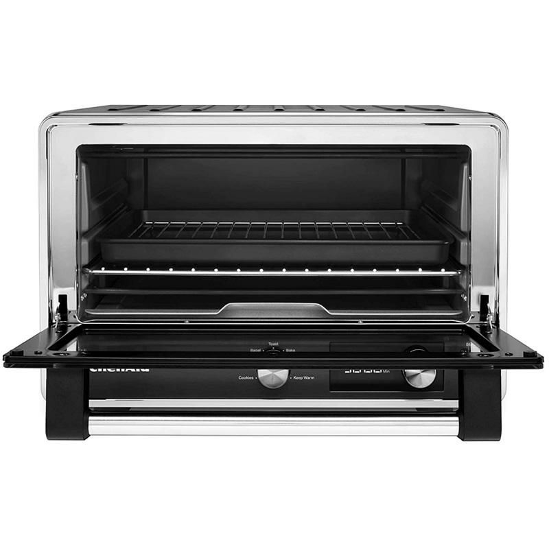 オーブントースターデジタルタイマーメニュー9種ブラックキッチンエイドKitchenAidKCO211BMDigitalCountertopToasterOven,BlackMatte家電