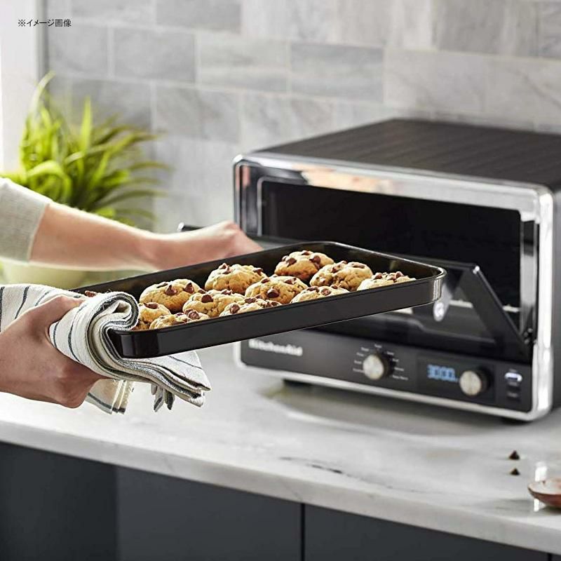 オーブントースターデジタルタイマーメニュー9種ブラックキッチンエイドKitchenAidKCO211BMDigitalCountertopToasterOven,BlackMatte家電