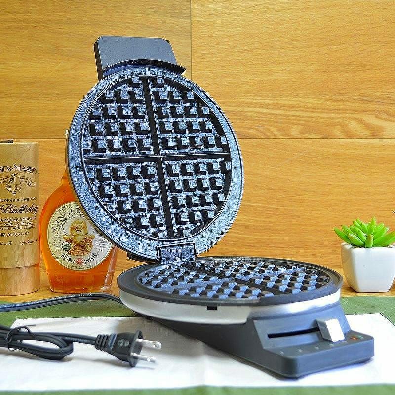 家庭用 クイジナート ワッフルメーカー 4枚焼 丸型 BPAフリー Cuisinart Waffle Maker WMR-CA 家電 |  アルファエスパス