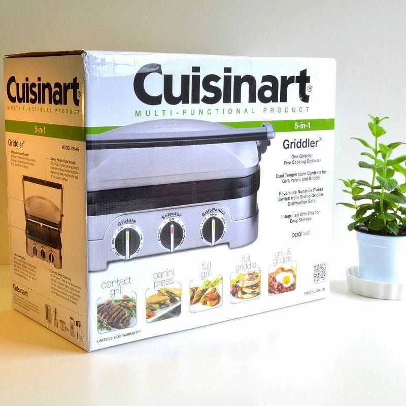 Cuisinart GR-5B 電気 プレスサンドメーカー Discontinued Griddler® FIVE - Cuisinart