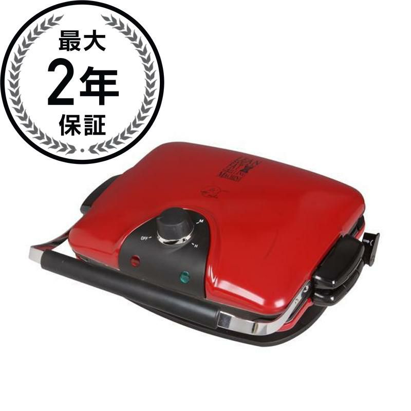 ジョージフォアマンGRP94WRノンスティックインドアグリルレッドGeorgeForemanTheNextGrillerationG4NonstickIndoorGrill,Red