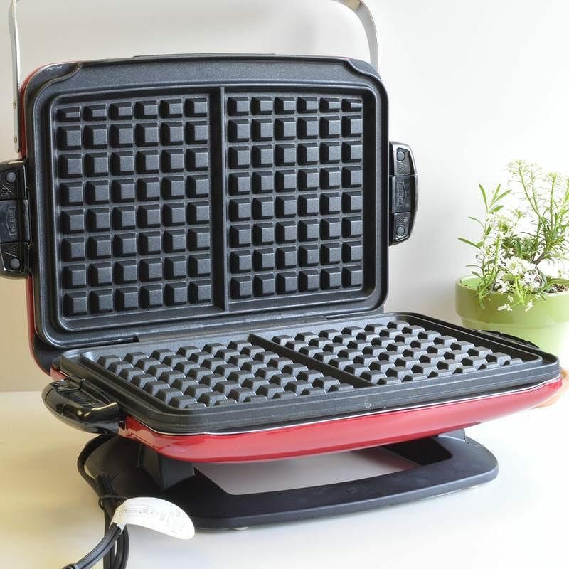 ジョージフォアマンGRP94WRノンスティックインドアグリルレッドGeorgeForemanTheNextGrillerationG4NonstickIndoorGrill,Red