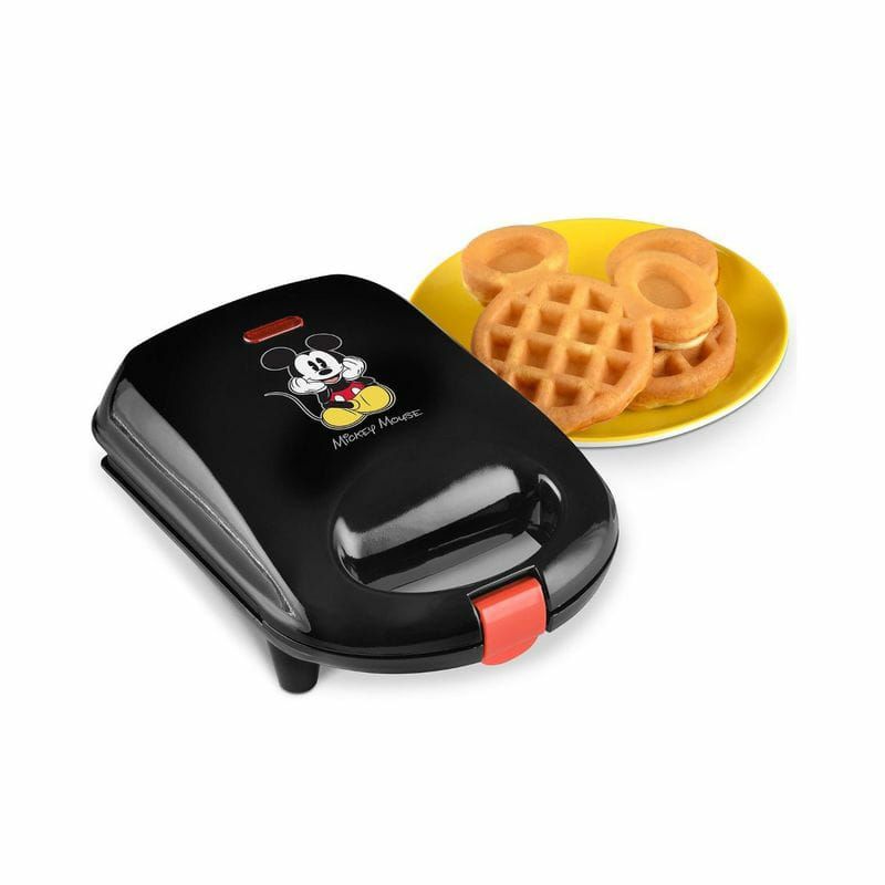 【30日間返金保証】【送料無料】ディズニーミッキーミニワッフルメーカーDisneyDCM-9MickeyMiniWaffleMaker,Black