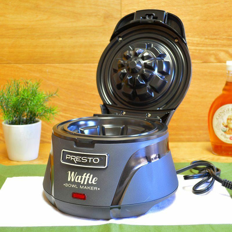 【送料無料】プレストボウルワッフルメーカーPresto03500BelgianBowlWaffleMaker,Black【smtb-k】【kb】【RCP】