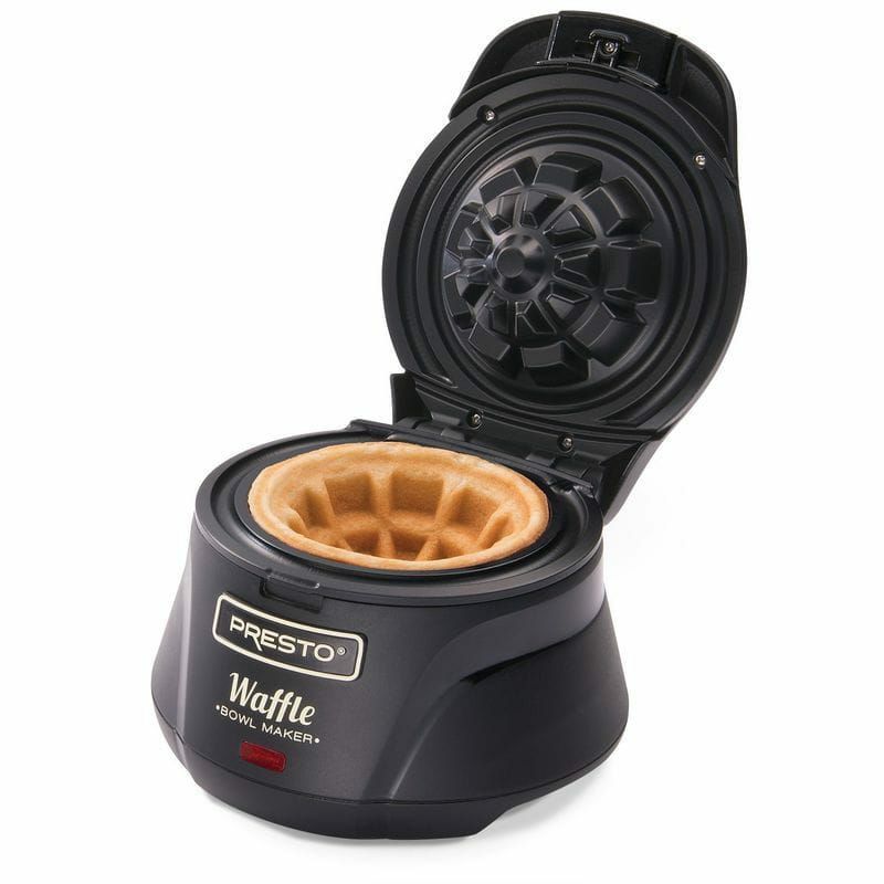 【送料無料】プレストボウルワッフルメーカーPresto03500BelgianBowlWaffleMaker,Black【smtb-k】【kb】【RCP】