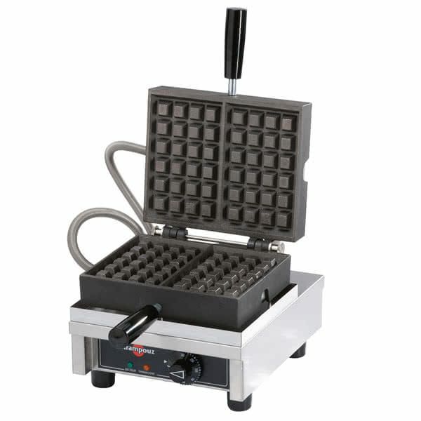 業務品質ワッフルメーカー直径40cmクランプーズ社KrampouzWECCBCASBrusselsStyleBelgianWaffleMaker-4x6