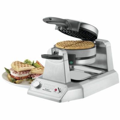 業務品質 ダブルワッフルメーカー フッ素樹脂 ワーリング Waring WWD200 Non-Stick Double Waffle Maker 家電
