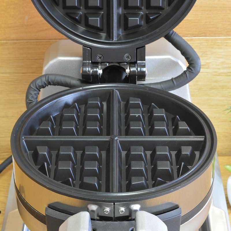 業務品質ダブルワッフルメーカーWaringWW200DoubleBelgianWaffleIron/Maker家電