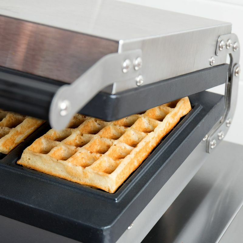 業務品質ワッフルメーカーくぼみ4×6個クランプーズ社KrampouzWECCBCASBrusselsStyleBelgianWaffleMaker-4x6