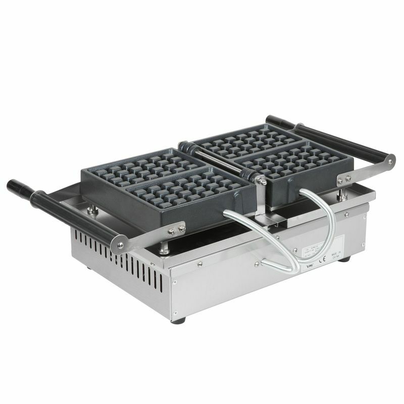 業務品質ワッフルメーカー直径40cmクランプーズ社KrampouzWECCBCASBrusselsStyleBelgianWaffleMaker-4x6