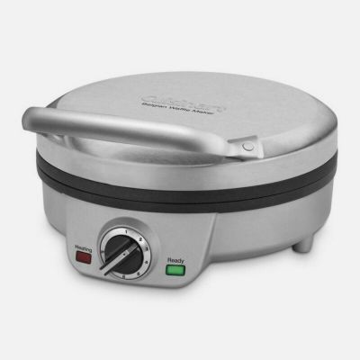家庭用 ワッフルメーカー ベルギーワッフル ラウンド型 4枚焼 ステンレス クイジナート Cuisinart WAF-200 4-Slice Belgian Waffle Maker 家電