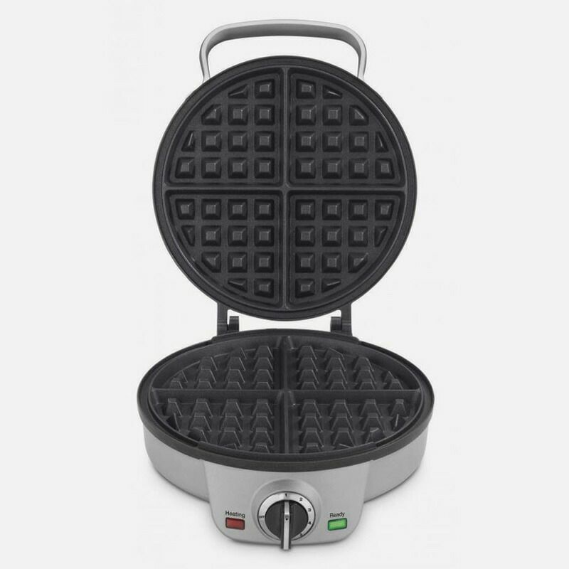 ワッフルメーカーベルギーワッフルラウンド型4枚焼ステンレスクイジナートCuisinartWAF-2004-SliceBelgianWaffleMaker家電