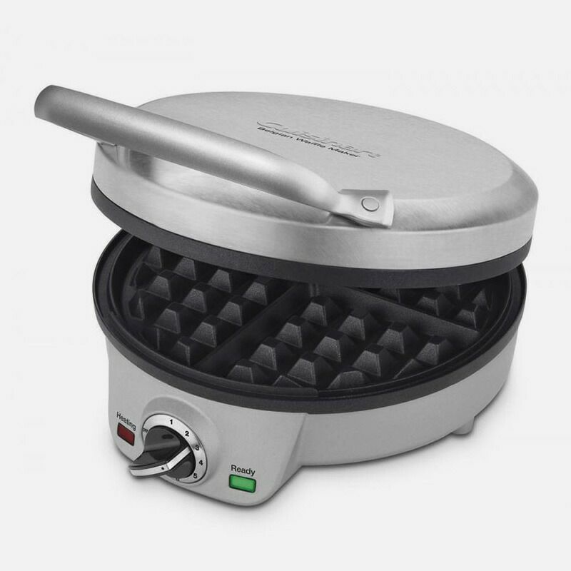 ワッフルメーカーベルギーワッフルラウンド型4枚焼ステンレスクイジナートCuisinartWAF-2004-SliceBelgianWaffleMaker家電