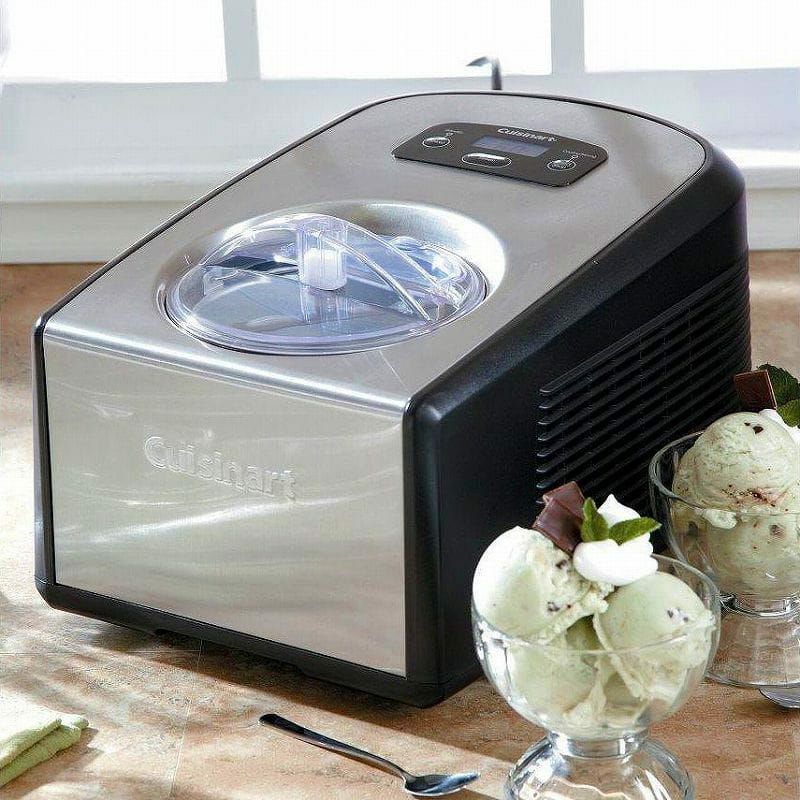 【送料無料】アイスクリームメーカーコンプレッサー付クイジナートCuisinartICE-100CompressorIceCreamandGelatoMakerジェラート、フローズンヨーグルト、シャーベット、ソフトクリーム、などに便利！【RCP】【after20130308】