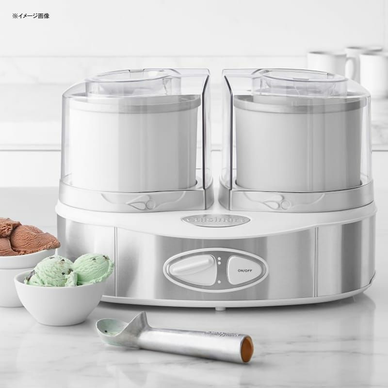 クイジナートアイスクリームメーカーデュオフローズンヨーグルトシャーベットCuisinartFlavorDuoFrozenYogurt-IceCream&SorbetMaker