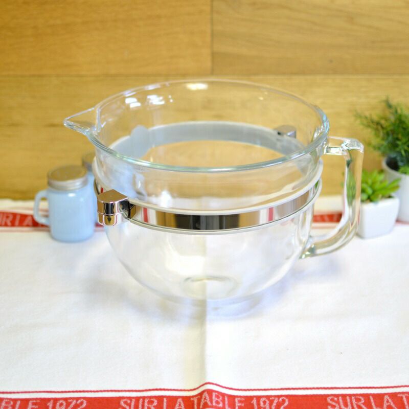 キッチンエイド6クオート5.8Lボウルリフトタイプスタンドミキサー用ガラスボウルKitchenAidGlassMixingBowl6Quart