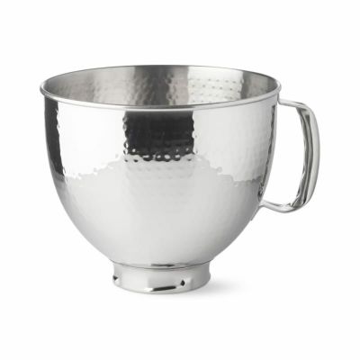 キッチンエイド スタンドミキサー用 ステンレスボウル 槌目 ハンマー 4.5／5クオート チルトヘッドタイプ パーツ 部品 KSM150に適合 KitchenAid 5-Qt. Hammered Bowl