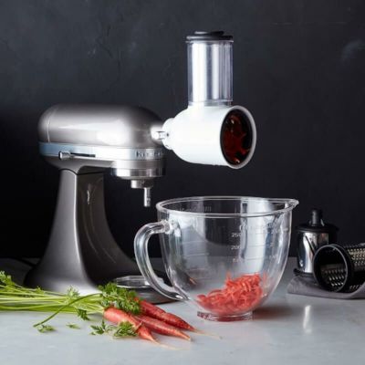 キッチンエイドスライサーシュレッダースタンドミキサー用アタッチメントKitchenAidKSMVSAFreshPrepSlicer/ShredderAttachment,White