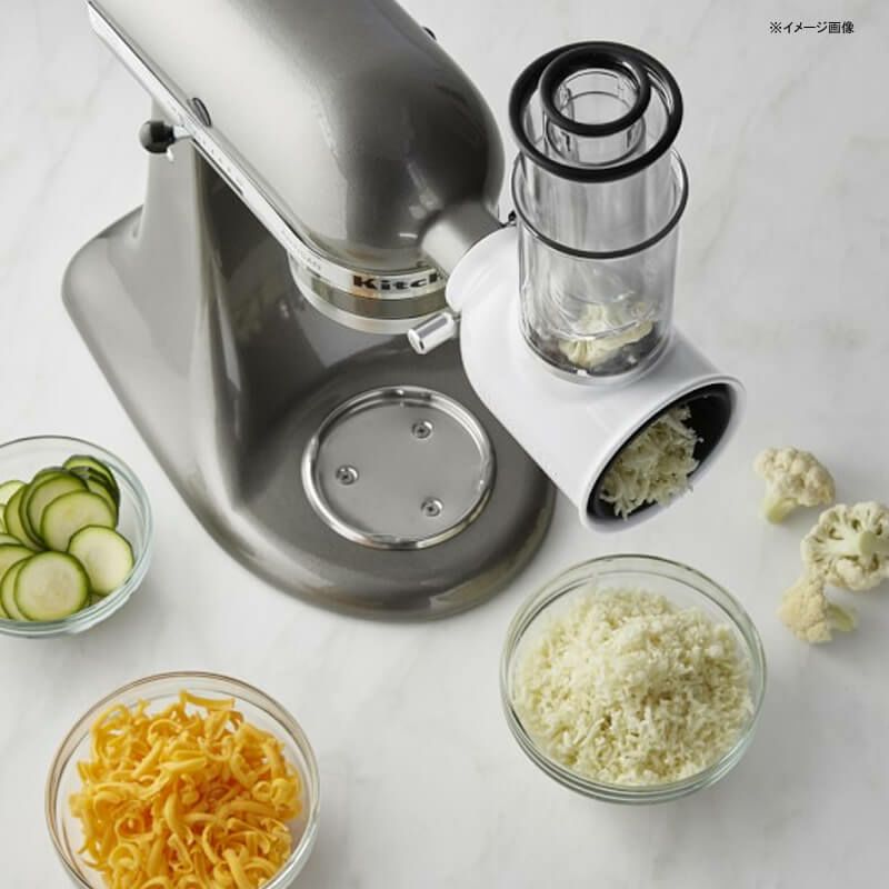 キッチンエイドスライサーシュレッダースタンドミキサー用アタッチメントKitchenAidKSMVSAFreshPrepSlicer/ShredderAttachment,White