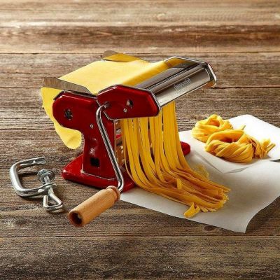 Imperia Electric Stainless Steel 8 1/4 Pasta Machine - 120V, 1/4 hp
