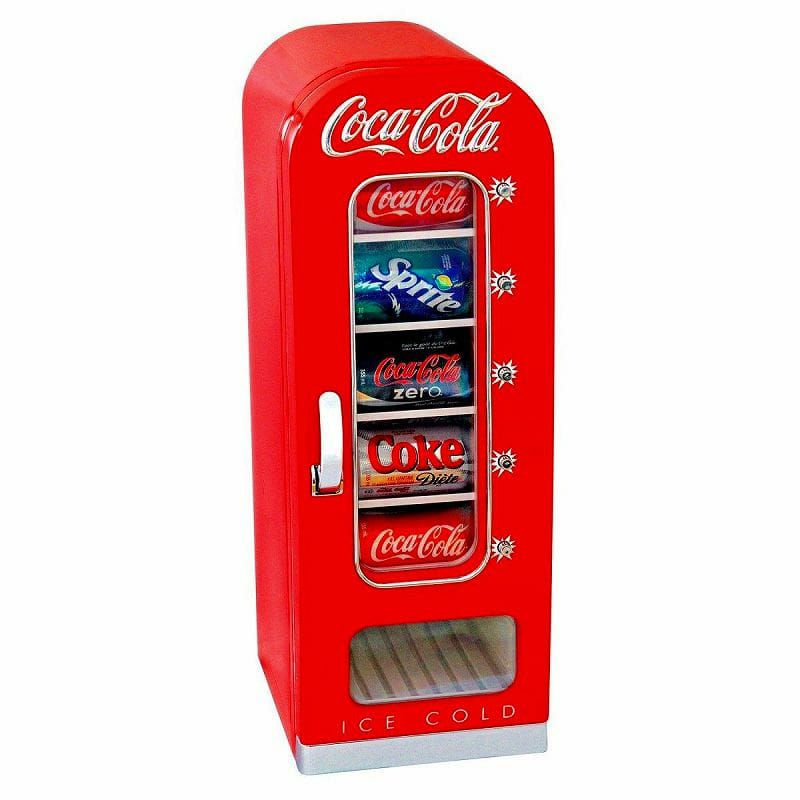 コカ・コーラ 自動販売機型 保冷庫 冷蔵庫 レトロ カリフォルニア 西海岸 Coca-Cola 10 Can Vending Cooler 家電 |  アルファエスパス