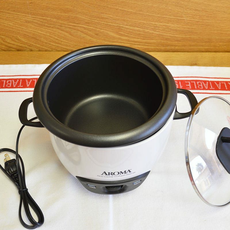 アロマアーク3カップ6カップ(調理)炊飯器とフードスチーマーホワイトAromaARC-743-1NG3-Cup(Uncooked)6-Cup(Cooked)RiceCookerandFoodSteamerWhite