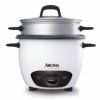 アロマアーク3カップ6カップ(調理)炊飯器とフードスチーマーホワイトAromaARC-743-1NG3-Cup(Uncooked)6-Cup(Cooked)RiceCookerandFoodSteamerWhite