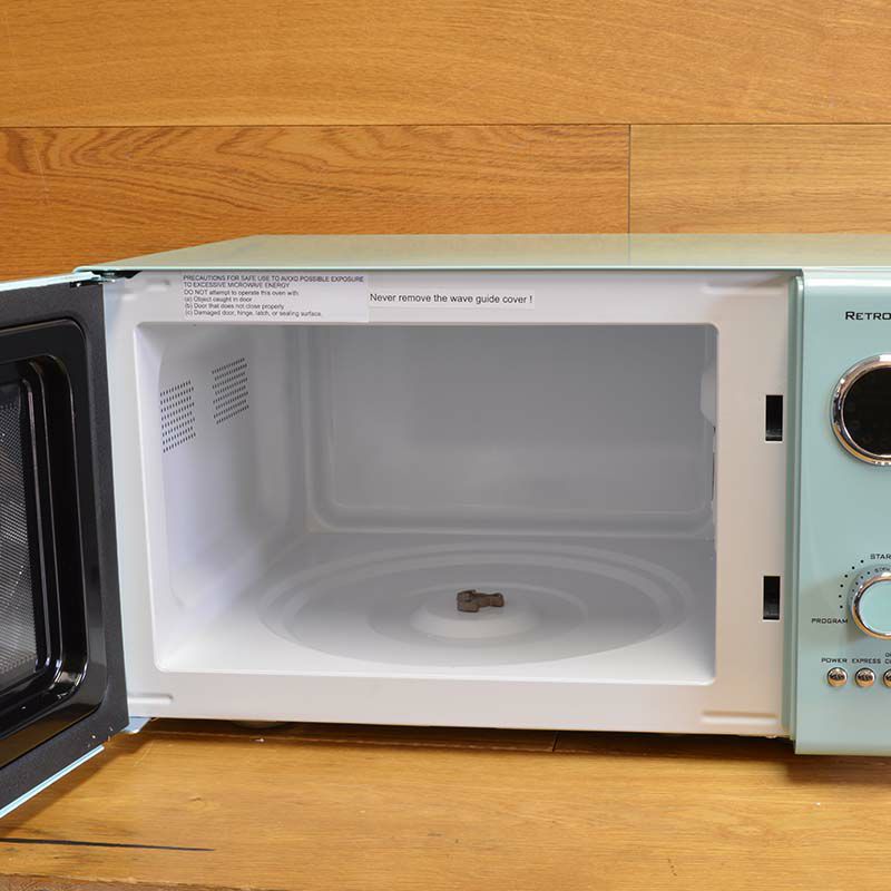 レトロ電子レンジビンテージアンティークアメリカカリフォルニア西海岸ノスタルジアNostalgiaRetroSeriesMicrowaveOven家電