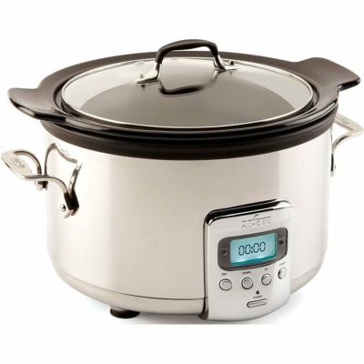 クロックポット約6リットルクック＆キャリーオーバルスロークッカー,ステンレス製Crock-PotSCCPVL610-S6-QuartProgrammableCook&CarryOvalSlowCooker,StainlessSteel