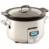 クロックポット約6リットルクック＆キャリーオーバルスロークッカー,ステンレス製Crock-PotSCCPVL610-S6-QuartProgrammableCook&CarryOvalSlowCooker,StainlessSteel