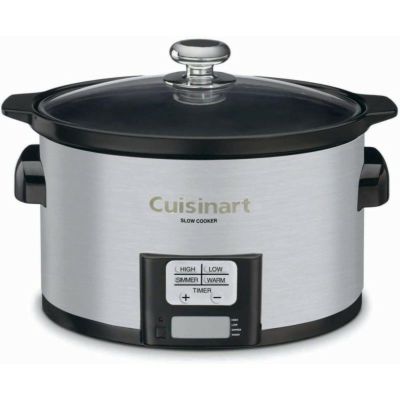 クイジナート スロークッカー Cuisinart PSC-350 3-1/2-Quart Programmable Slow Cooker 家電【日本語説明書付】