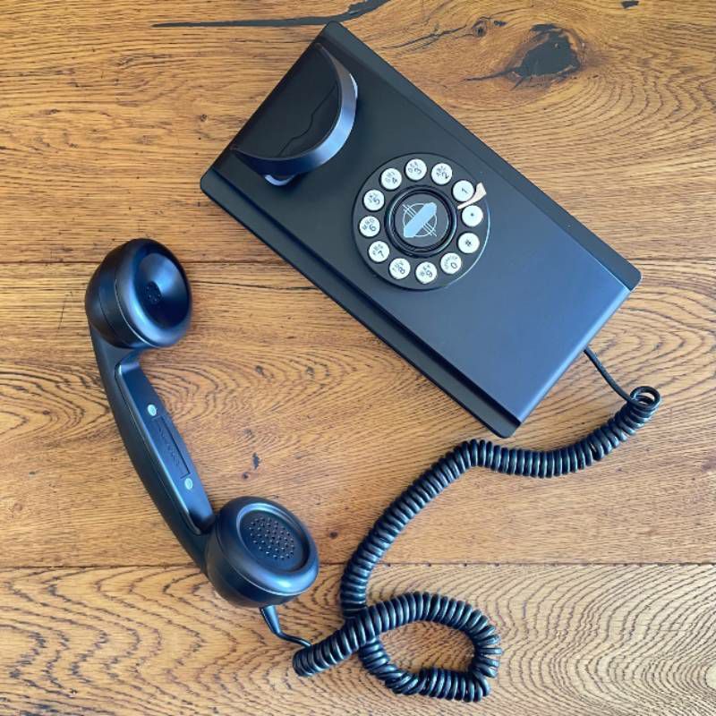 アメリカクロスリーウォールフォンクラシック電話プッシュボタン式302CrosleyCR55WallPhonewithPushButtonTechnology