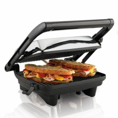 ハミルトンビーチ パニーニメーカー 鉄板サイズ ２０x３０cm Hamilton Beach 25460 Panini Press Gourmet Sandwich Maker 家電