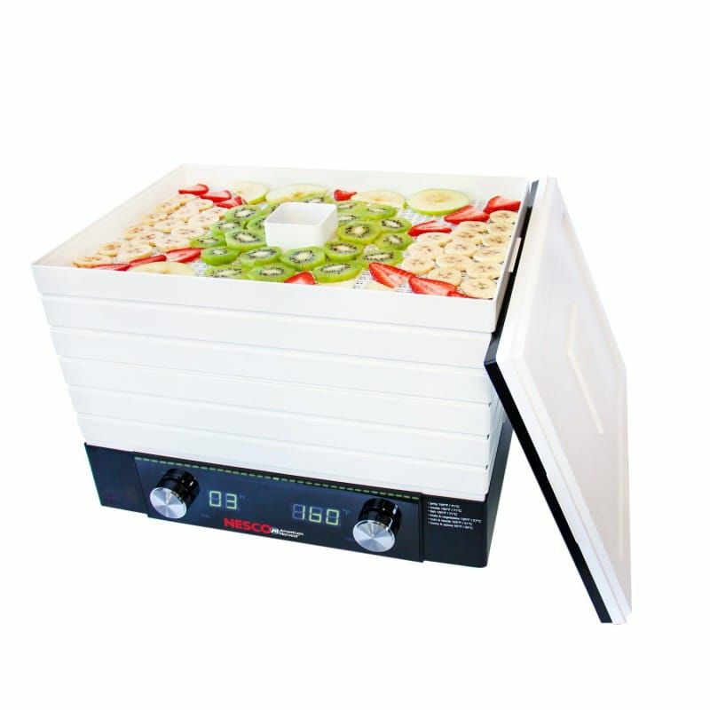 【送料無料】ネスコデジタル食品乾燥機ドライフルーツディハイドレーターNescoFD-2000DigitalSquareDehydrator,530-watt,White