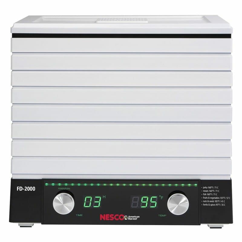 【送料無料】ネスコデジタル食品乾燥機ドライフルーツディハイドレーターNescoFD-2000DigitalSquareDehydrator,530-watt,White